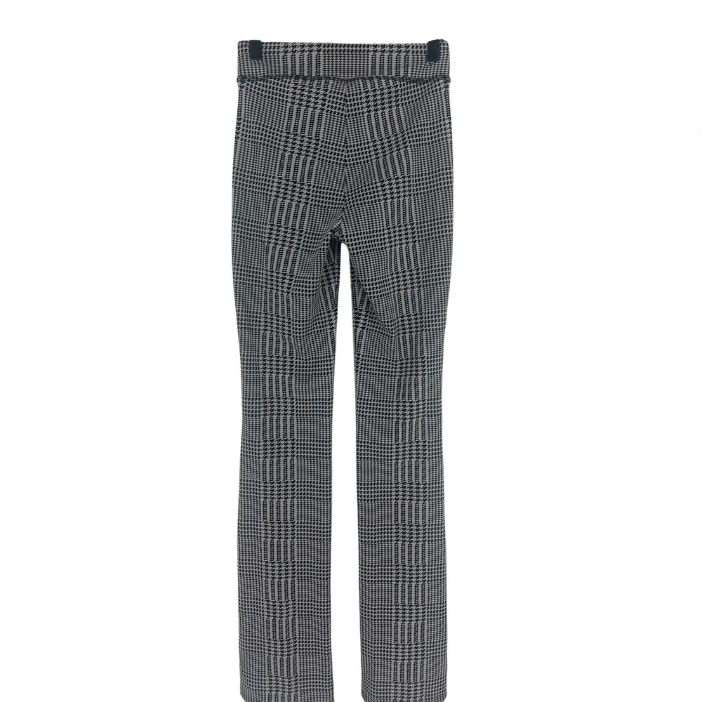 Alo Jacquard High-Waist Glenplaid Flutter Legging Titanium Black XXS